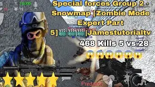 Special forces Group 2 - Snowmap [Zombie Mode Expert Part 5]🎬🎬🎬|Jamestutorialtv