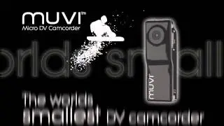 The Veho MUVI Mini Cam the worlds smallest video camera featuring a high res 2MP camera.