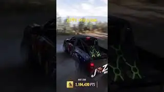 My BEST mountain drift zone run! So close to 1.2 million! 