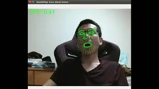 Jetson Nano + GPU (OpenGL ES3.2) + MediaPipe + FaceMesh + Python 3.6