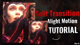 Split Transition #4 | Alight Motion Tutorial & Preset | Sha Presets