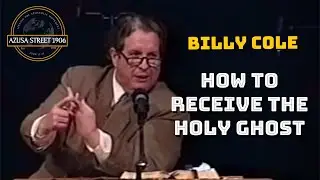 Bishop Billy Cole explaining how to receive the gift of the Holy Ghost