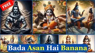 Ai Se Bhagwan Ka Image Kaise Banaye || How To Create Instagram Viral 3D Ai Social Media Images