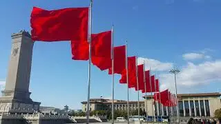 Tiananmen Square. Beijing. Площадь Тяньаньмэнь. Пекин. Китай.
