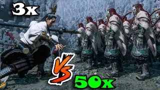 Can ANY 3 Bosses Survive 50 Red-Haired Yakshas? - Black Myth Wukong