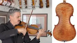 Andreas Morelli 4/4 violin, c. 1920, Markneukirchen, Germany / Cristian Fatu / Metzler Violin Shop