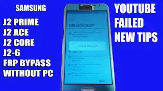 SAMSUNG J2 PRIME FRP BYPASS WITHOUT PC