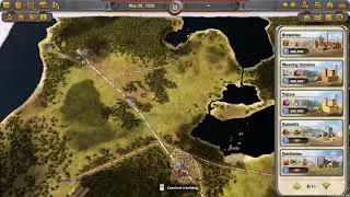 Railway Empire - Quick Guide - 2 City Cluster with Pass Through Warehouse