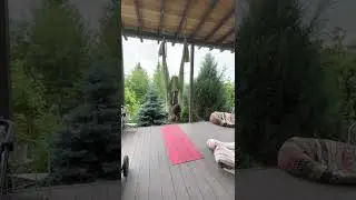 Асана в расправленном гамаке /Хавасана