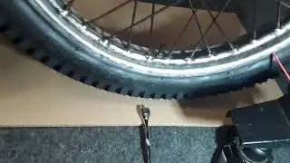 Truing front wheel on Yamaha CT-1