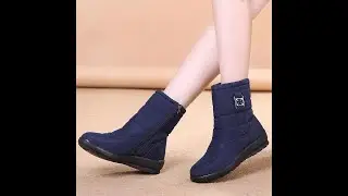 Покупки с Aliexpress!Женские зимние сапоги,обзор!Как просто измерить размер стопы для заказа обуви?!