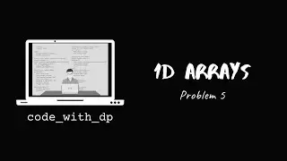 Problem 5  | Array Palindrome Check | Arrays