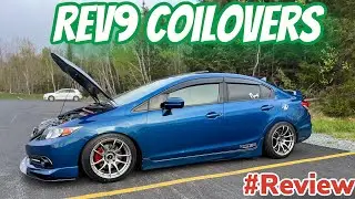 9TH GEN CIVIC Si REV9 COILOVERS MONTHS OF DRIVING #review