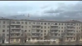 Сильный ветер в Атырау Казакстан