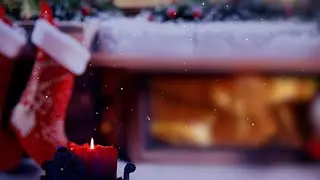Warm Winter Night - Free 4K Motion Background
