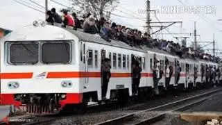 Kereta KRL ekonomi dulu
