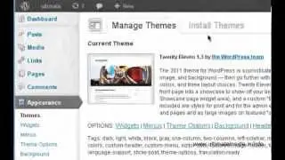 How to install wordpress theme