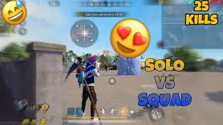 I'M THE KING OF FREE FIRE RANK PUSHING 25 KILLS IN ONE GAME!