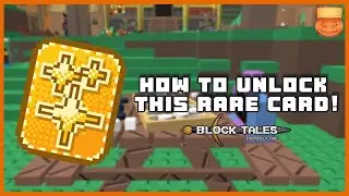 HOW TO UNLOCK THIS RARE CARD! Roblox Block Tales!