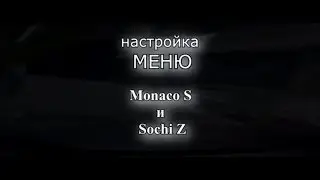 SilverStone F1 настройка МЕНЮ Monaco S и  Sochi Z