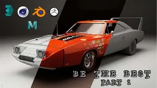 Blender vs Cinema 4d vs Maya. Use them for free!
