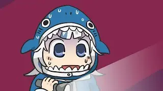 Gura gets spooked (Resident evil 2 animation)