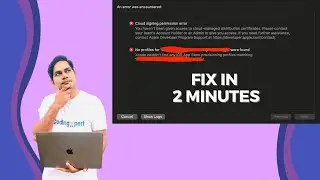 how to fix cloud signing permission error | No profiles for 'com.abc' were found