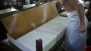 How Chinese Rice Paper be made. ancient & tradintional paper-liziqi 宣纸是这么造出来的