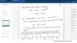 Regresión exponencial en matlab