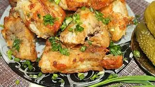 Fish fried in mayonnaise