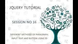 JQUERY TUTORIAL FOR BEGINNERS   16   DIFFERENT METHODS OF PARAGRAPH, INPUT TEXT AND BUTTON USING ID