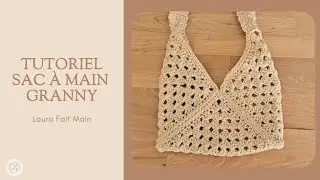 Tutoriel sac à main granny square au crochet 🧶