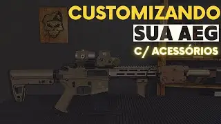 Review M4 Rifle Airsoft Poseidon Opções de acessórios