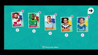 2026 Panini World cup digital sticker app  3 pack opening.