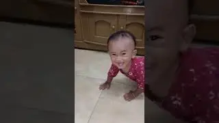 Nur Yiha belajar jalan umur 13 Bulan (24 Mei 2022) #anak