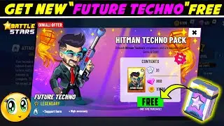 CLAIM FUTURE TECHNO😍 FOR FREE || HOW TO GET FUTURE TECHNO IN BATTLE STARS || FUTURE TECHNO HERO