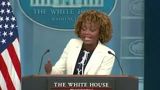 Karine Jean-Pierre seems sad for Fox News reporter trying to create Kamala scandal