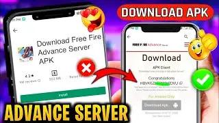 FREE FIRE ADVANCE SERVER DOWNLOAD | HOW TO DOWNLOAD ADVANCE SERVER FREE FIRE | FF ADVANCE SERVER |