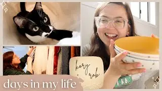DAYS IN MY LIFE | wedding planning, closet purge, & chatty teaching update ✨💌💚