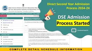 Direct Second Year Engineering Admission Date | Direct Second Year Engineering Admission 2023-24