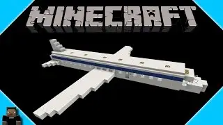 ** Minecraft ** Airplane Speed Build Jet Plane HD 1080p**