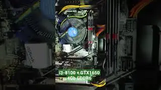 ПК після АПгрейду. i3-8100 + GTX1650 