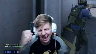 СТРИМЕР ЧЁРНЫЙ ЗАБИЛ СТРЕЛУ В CS:GO/НАРЕЗКА СО СТРИМА#1