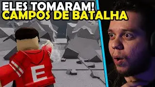 ENSINEI UMA LIÇÃO PARA ELES nos CAMPOS DE BATALHA MAIS FORTES no Roblox