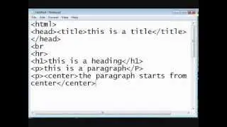 how to make a website using notepad
