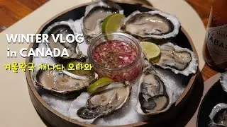 [Eng] Winter in Ottawa, Canada / 캐나다 오타와의 겨울 브이로그 / 회사 파티 / 아들의 생일 / 크리스마스 선물 / 굴 까기