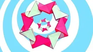 Modular Origami Wreath Instructions (8 Units)