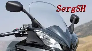 Первый запуск Yamaha FZ-6 после зимней спячки.