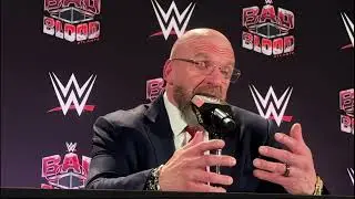 Triple H On If WWE Raw Will Be 2 Hours On Netflix (WWE Bad Blood Press Conference)