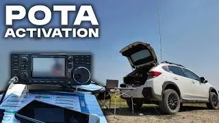 Ham Radio Pota Activation with Icom 7300 and Chameleon Antenna SS17 | Parks On The Air